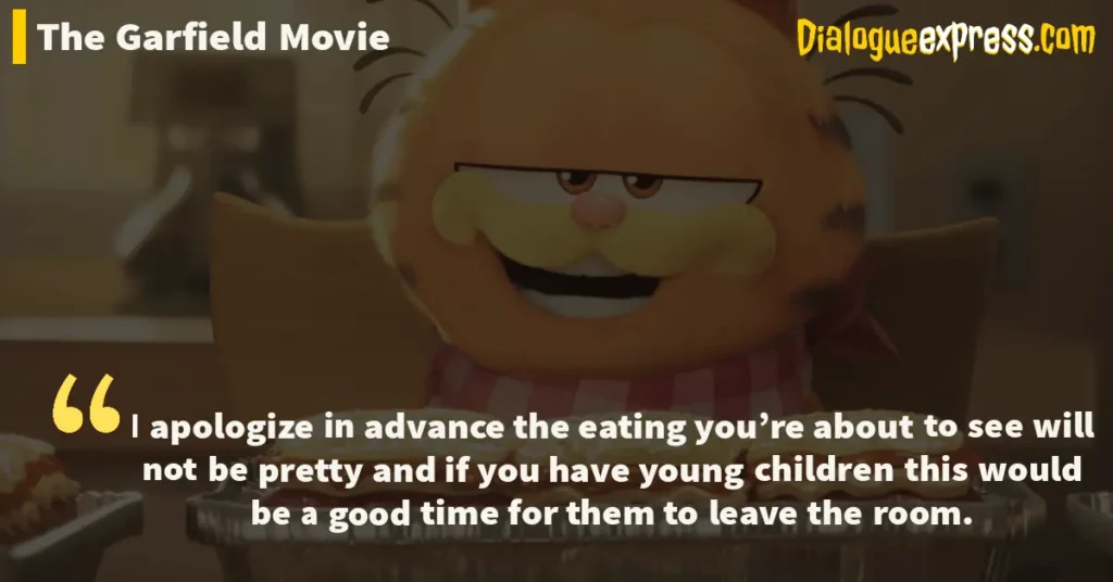 The Garfield Movie Dialogues