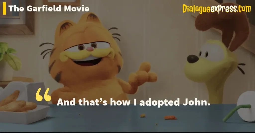 The Garfield Movie Dialogues