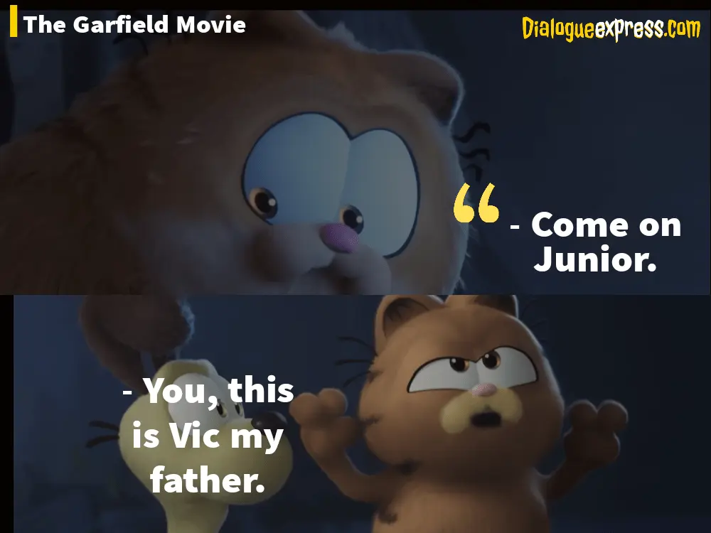 The Garfield Movie Dialogues