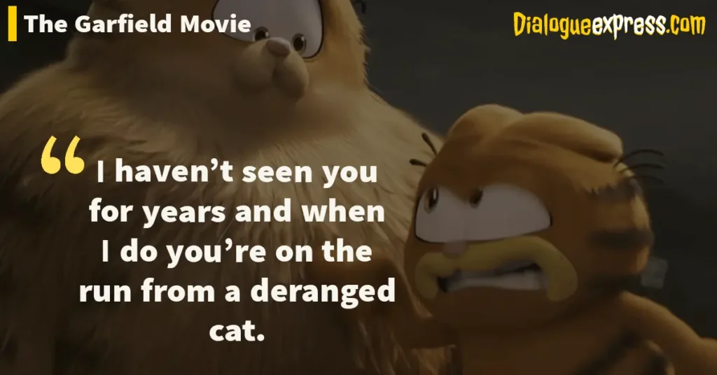 The Garfield Movie Dialogues