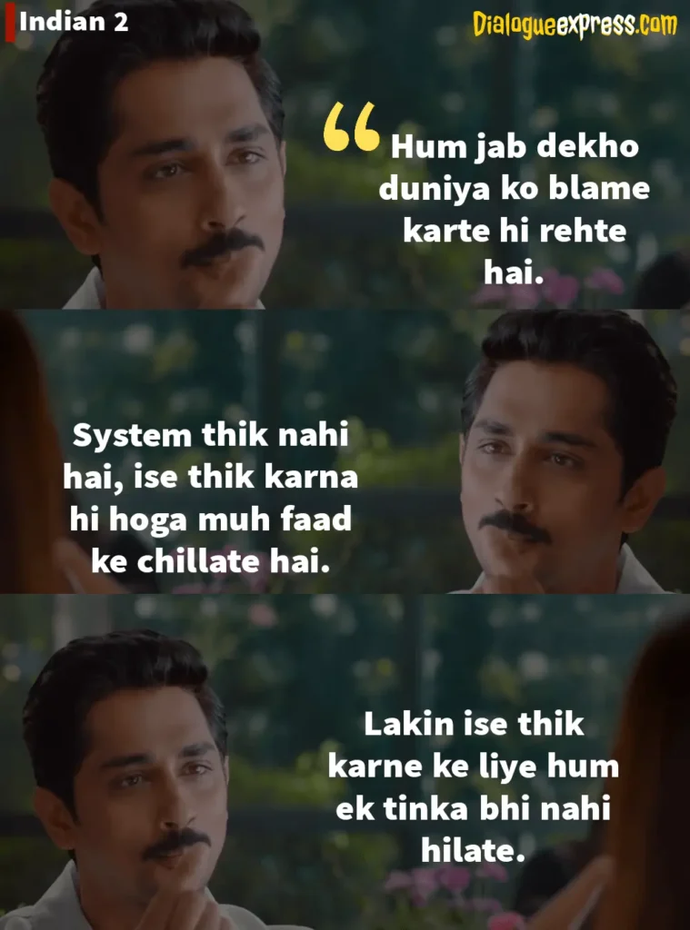 Indian 2 Dialogues