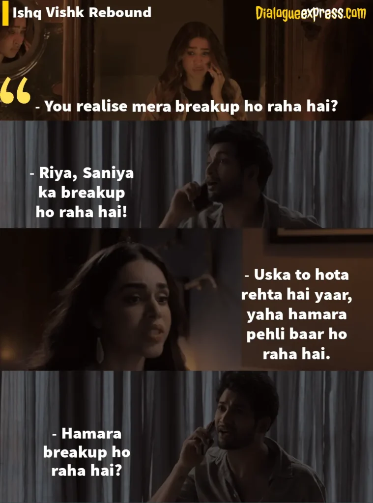 Ishq Vishk Rebound Dialogues