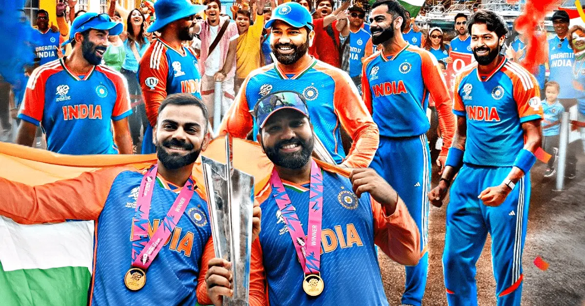 T20 World Cup 2024: Victory and Celebrations