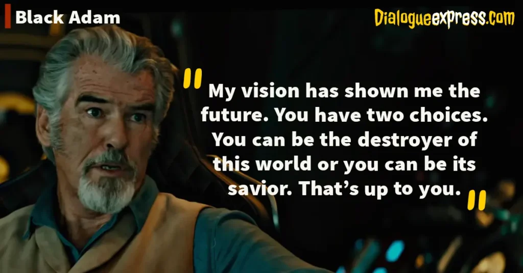 Black Adam Movie Quotes and Dialogues