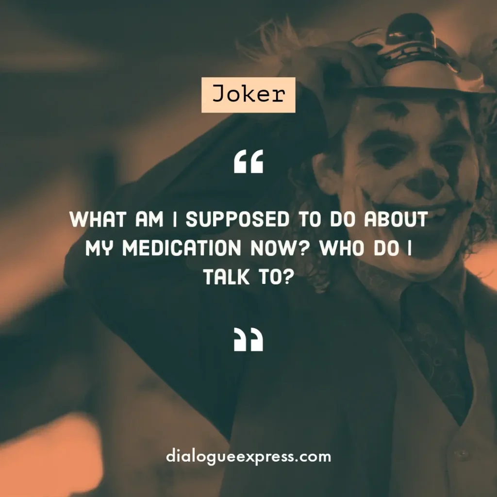 Joker Movie Quotes