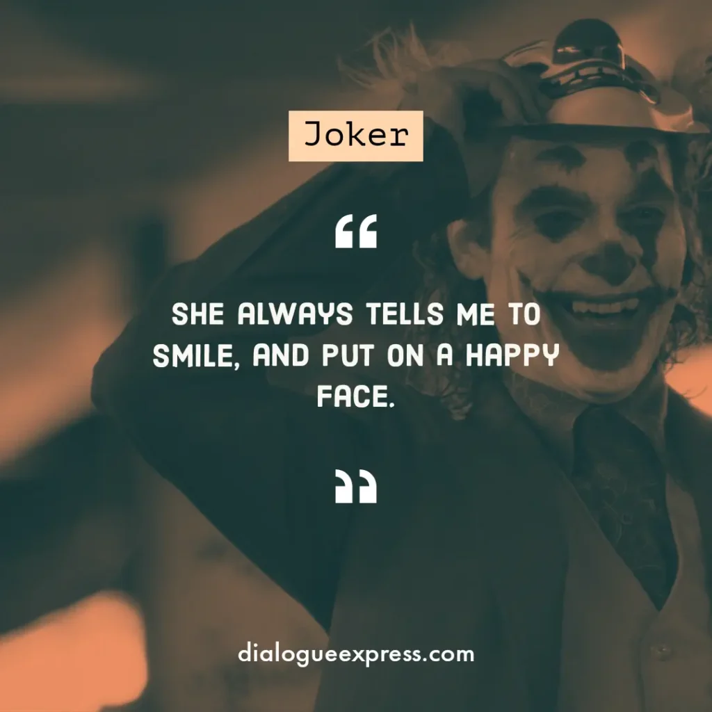 Joker Movie Quotes