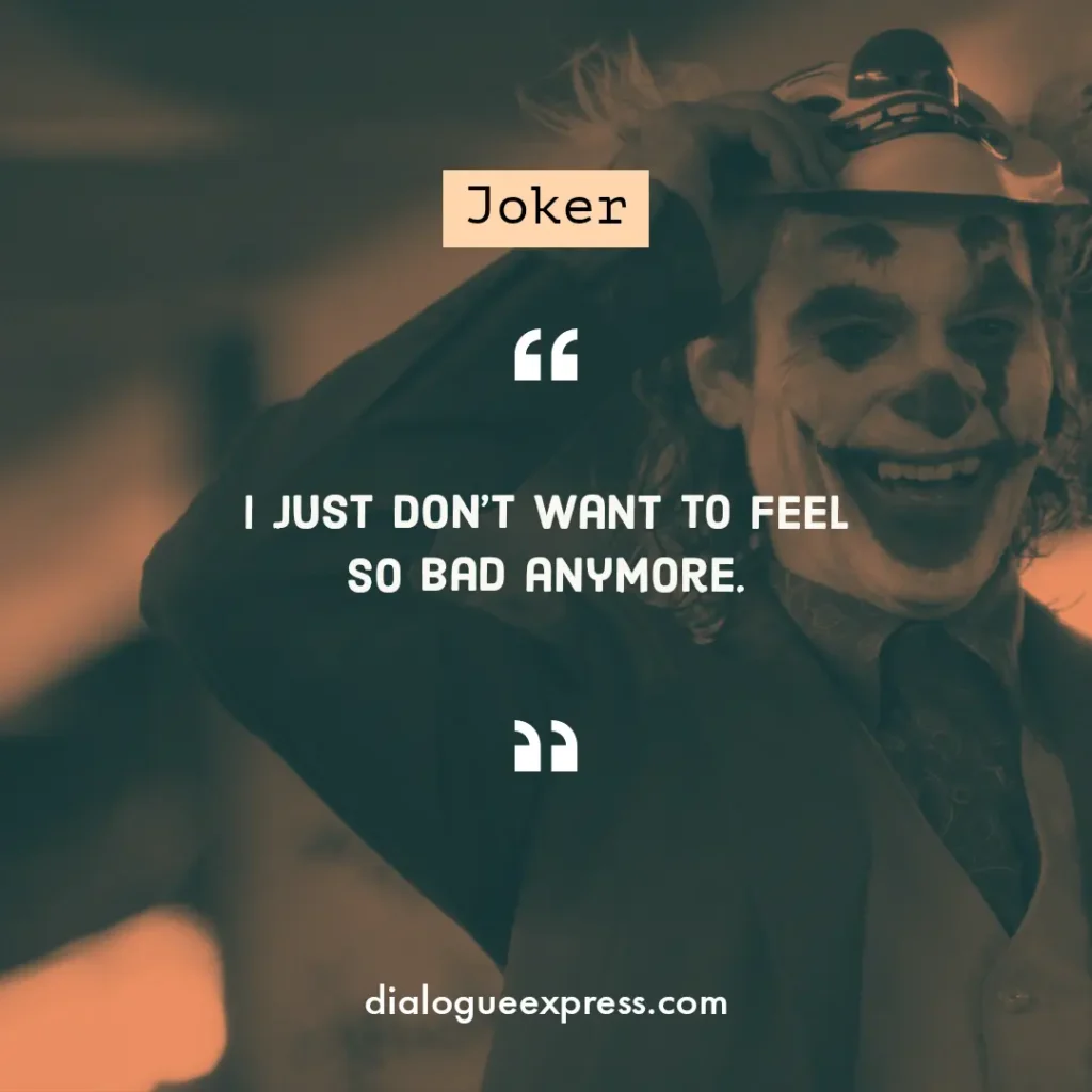 Joker Movie Quotes