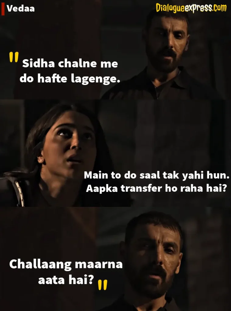 Vedaa Movie Dialogues