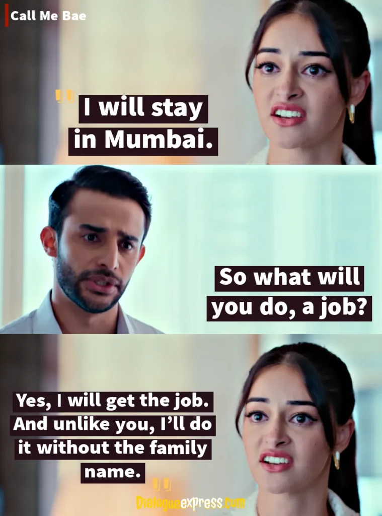 Call Me Bae Quotes and Dialogues