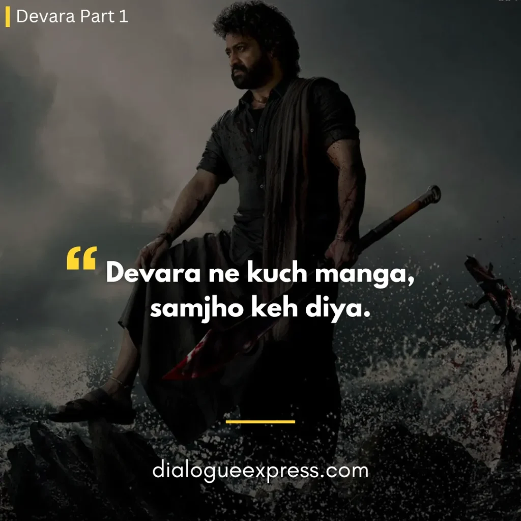 Devara Movie Dialogues and Quotes