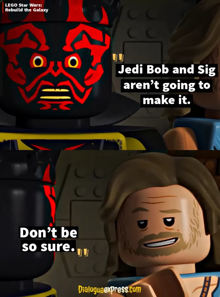 Lego Star Wars: Rebuild the Galaxy Quotes and Dialogues