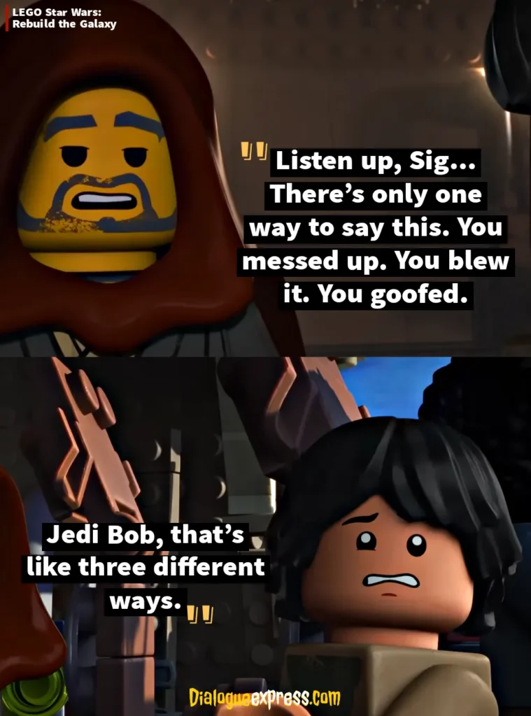 Lego Star Wars: Rebuild the Galaxy Quotes and Dialogues