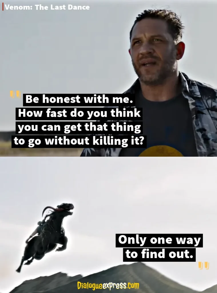 Venom Movie Quotes and Dialogues