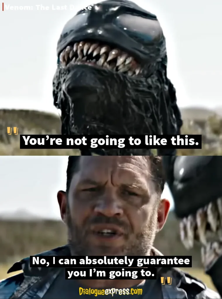 Venom Movie Quotes and Dialogues