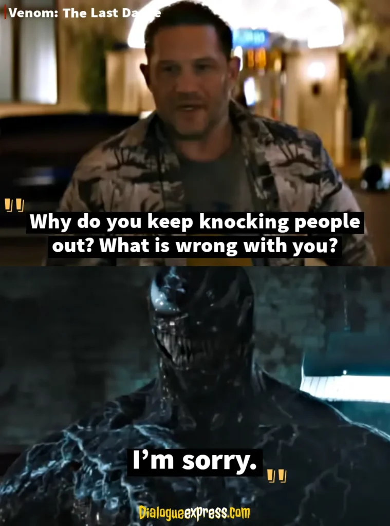 Venom Movie Quotes and Dialogues