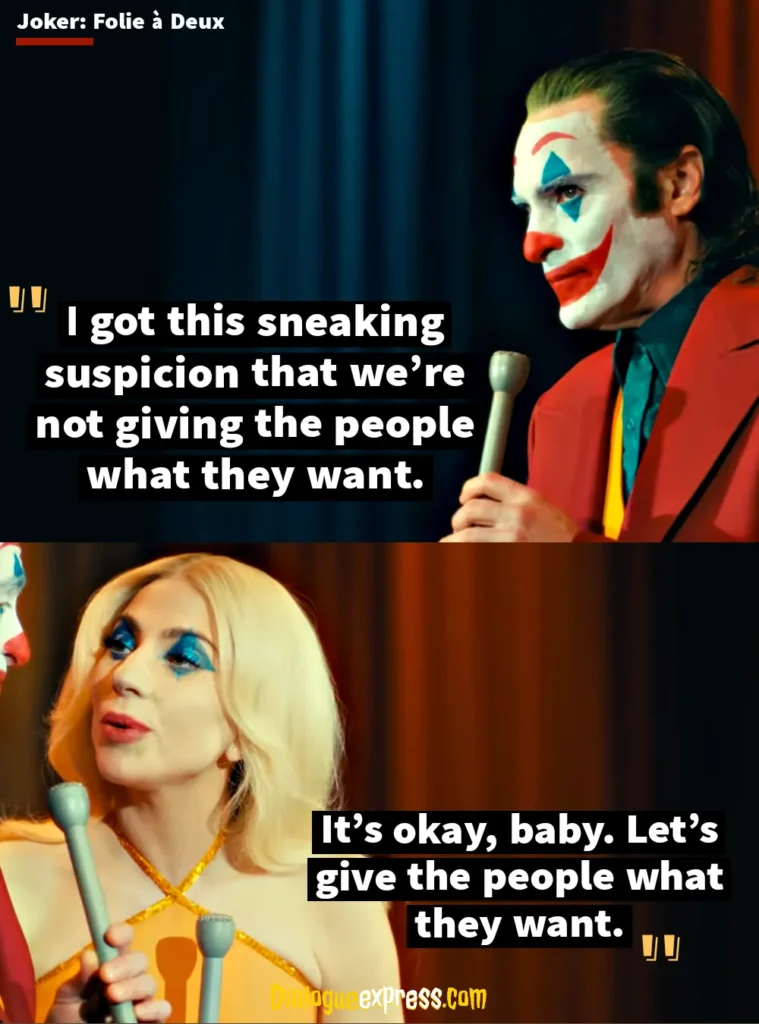 Joker 2 Movie Quotes and Dialogues