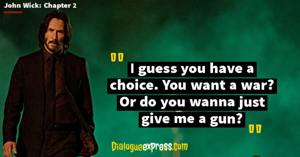 John Wick Movie Quotes