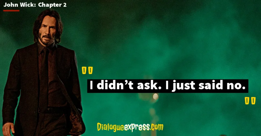 John Wick Movie Quotes