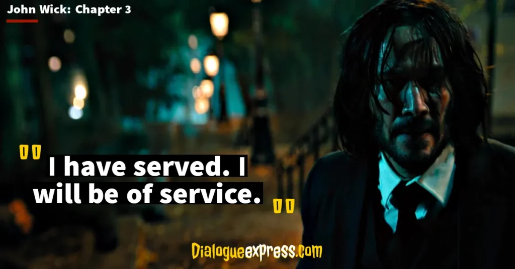 John Wick Movie Quotes