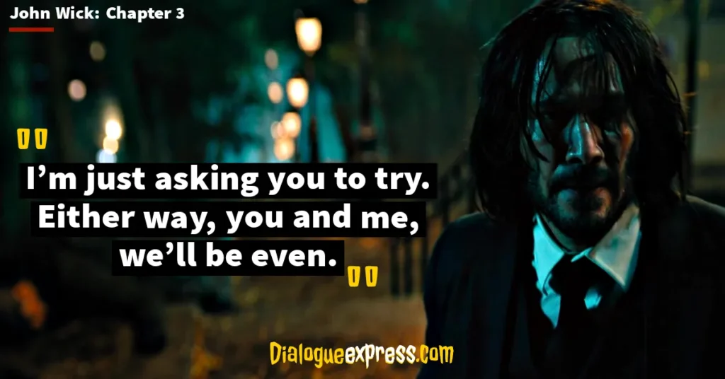 John Wick Movie Quotes