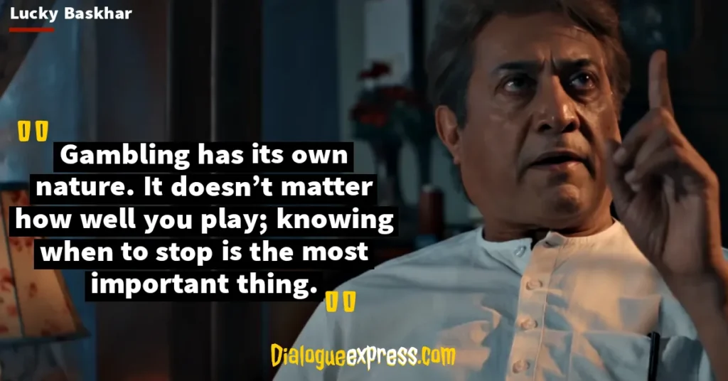 Lucky Baskhar Movie Dialogues and Quotes