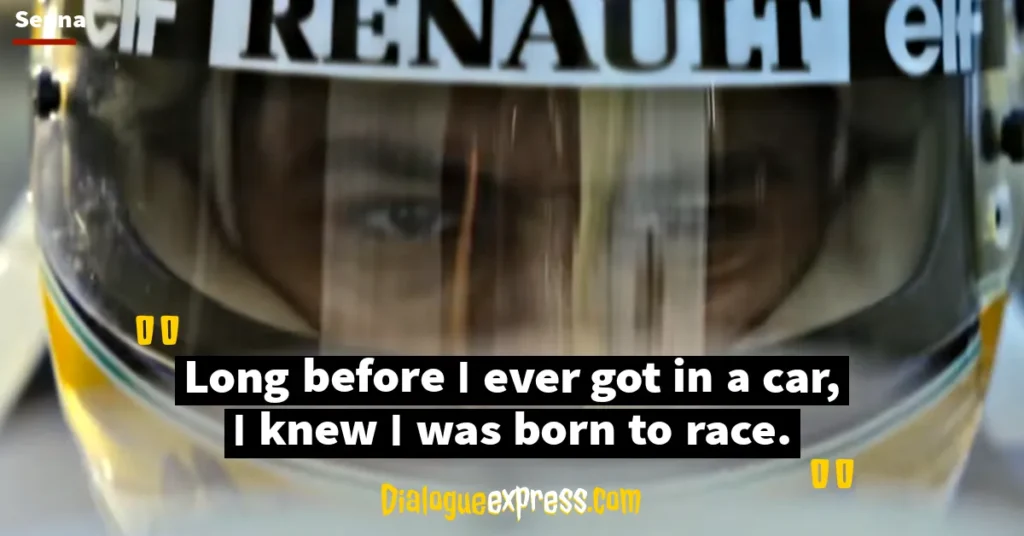 Netflix's Miniseries "Senna" Quotes and Lines