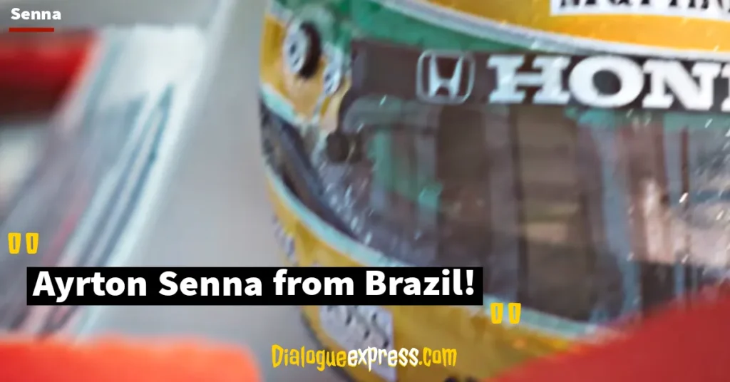 Netflix's Miniseries "Senna" Quotes and Lines