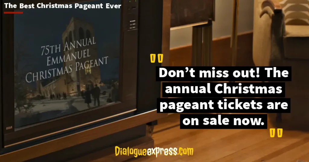 The Best Christmas Pageant Ever Quotes and Dialogues