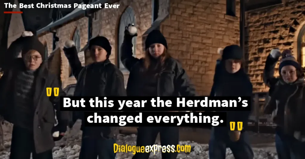 The Best Christmas Pageant Ever Quotes and Dialogues