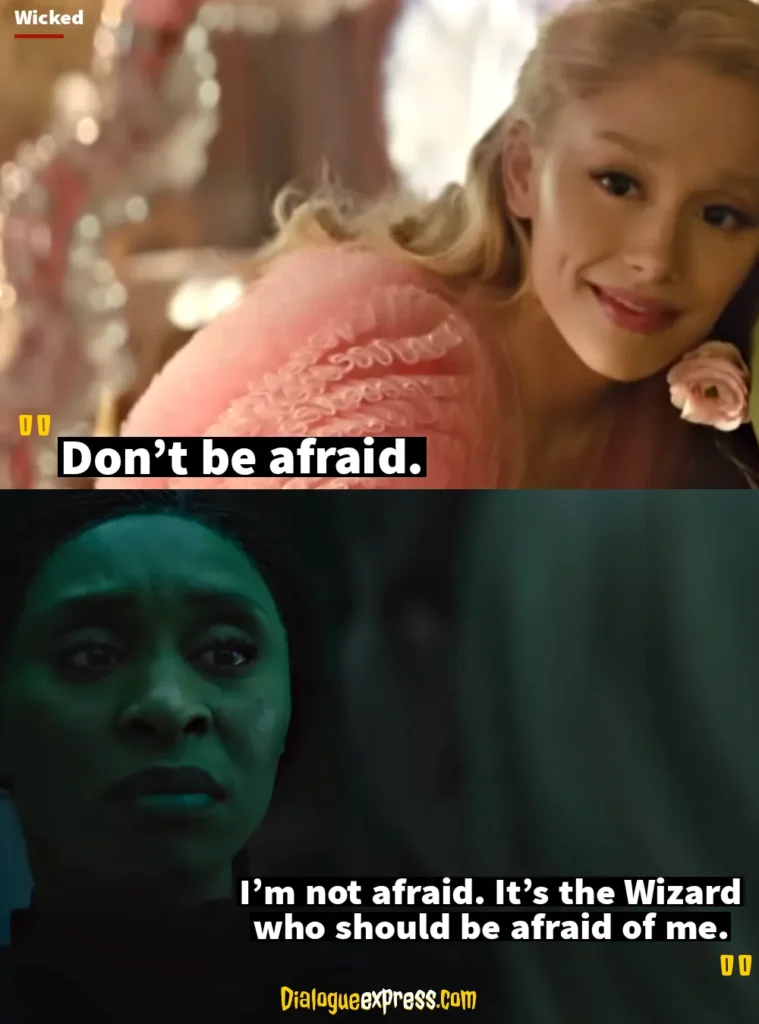 Ariana Grande's Wicked Movie Quotes and Dialogues