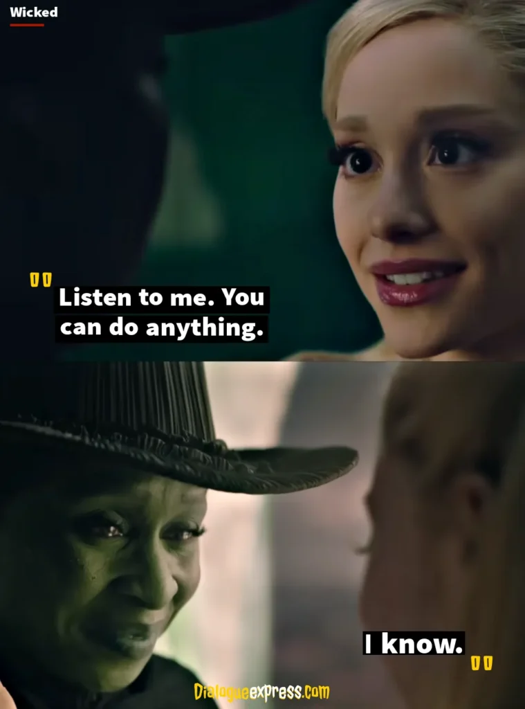 Ariana Grande's Wicked Movie Quotes and Dialogues