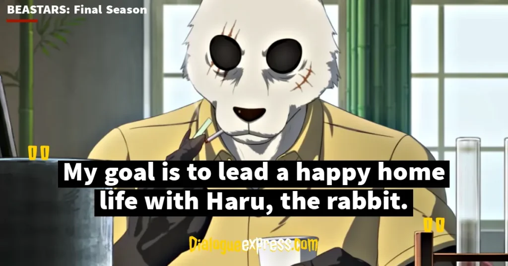 Beastars Most Amazing Quotes and Dialogues