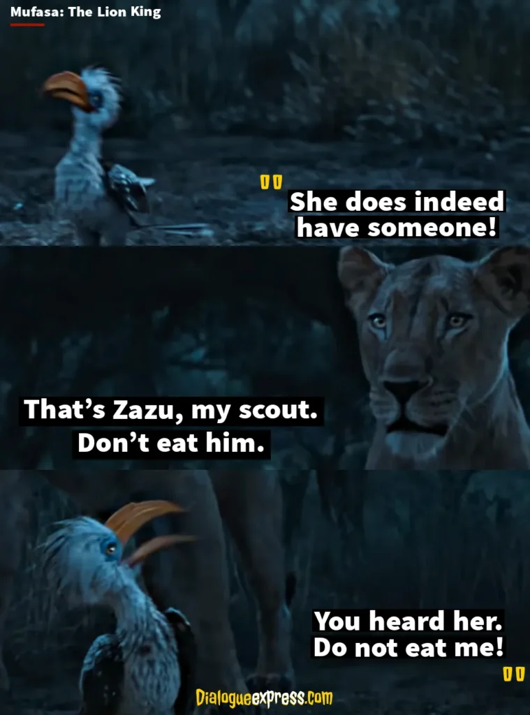 Mufasa: The Lion King Quotes and Dialogues