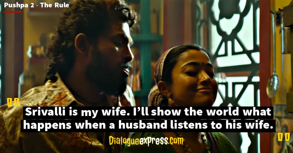 Pushpa 2 - The Rule Dialogues and Quotes