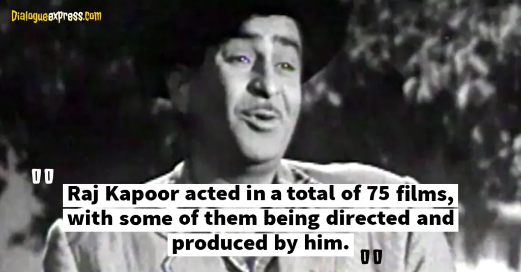 Best Interesting Facts and Things About Raj Kapoor