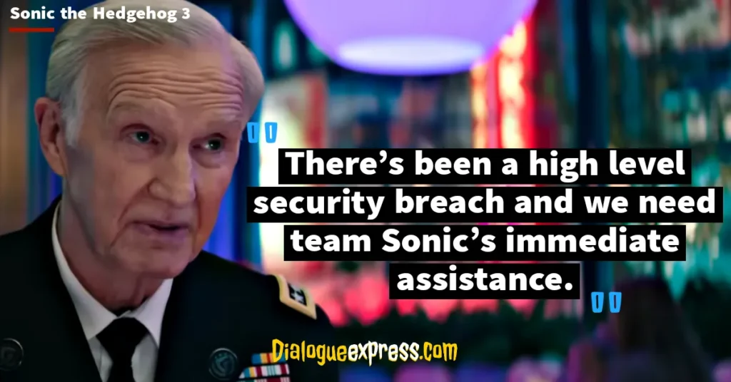 Sonic the Hedgehog 3 Movie Quotes and Dialogues