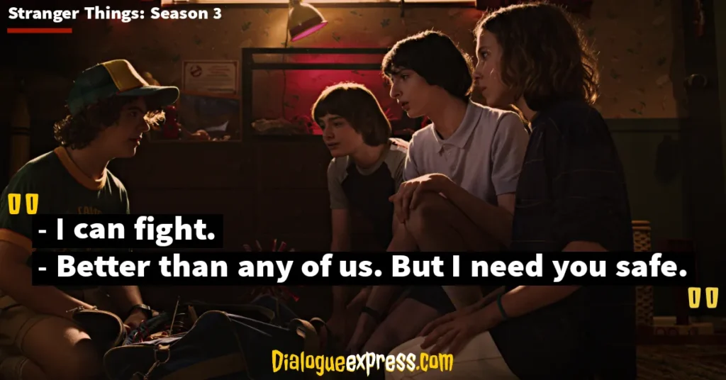 Stranger Things Season 3 Most Iconic and Best Quotes, Dialogues and Lines