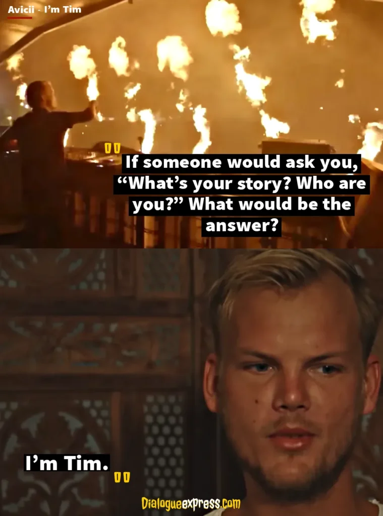 Avicii - I'm Tim: Best Quotes and Dialogues from his Documentary