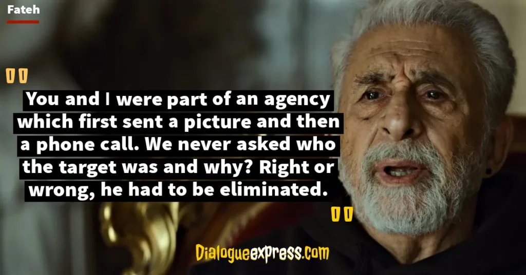 Fateh Movie Dialogues and Quotes