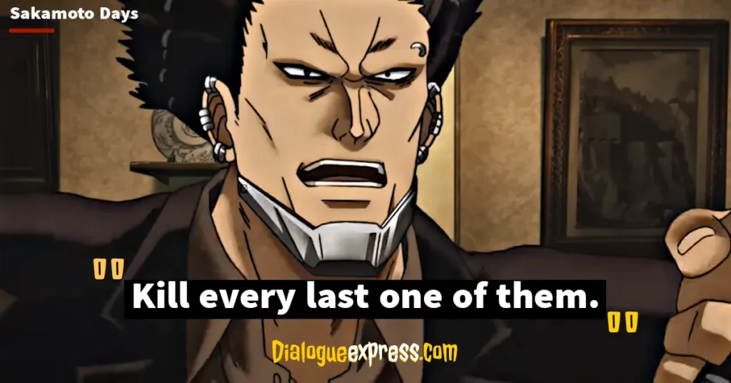 Sakamoto Days Best Quotes and Dialogues