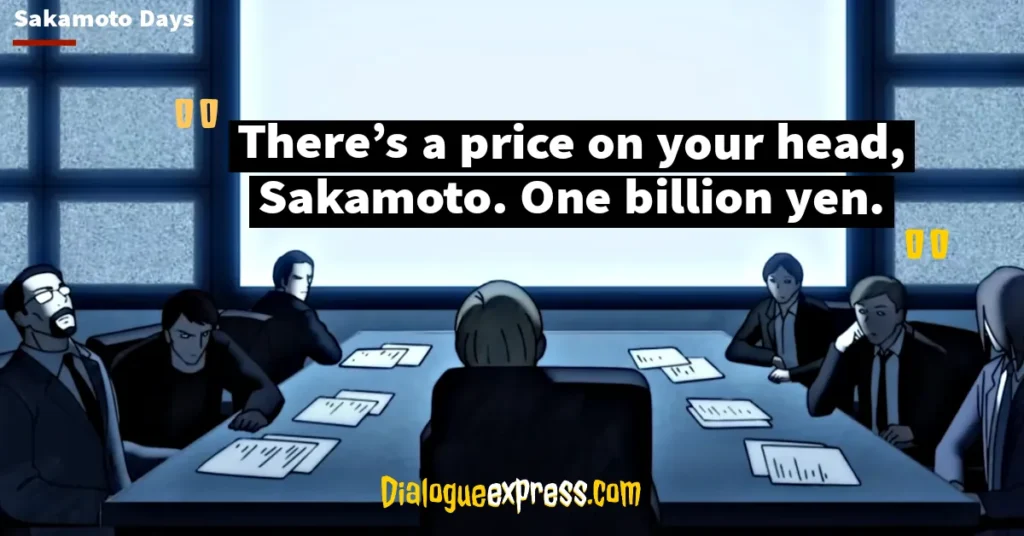 Sakamoto Days Best Quotes and Dialogues