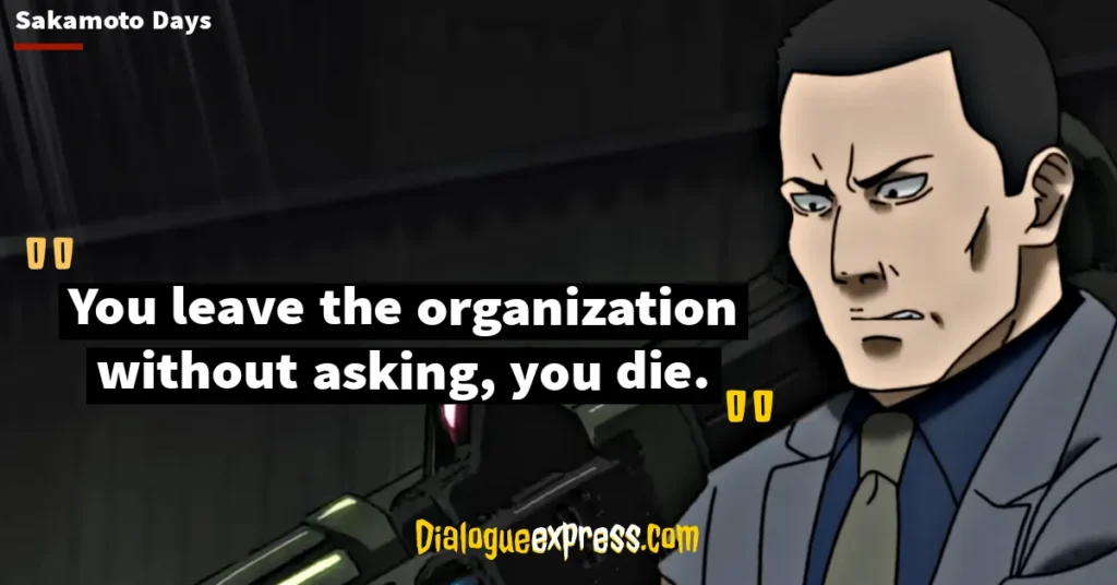 Sakamoto Days Best Quotes and Dialogues