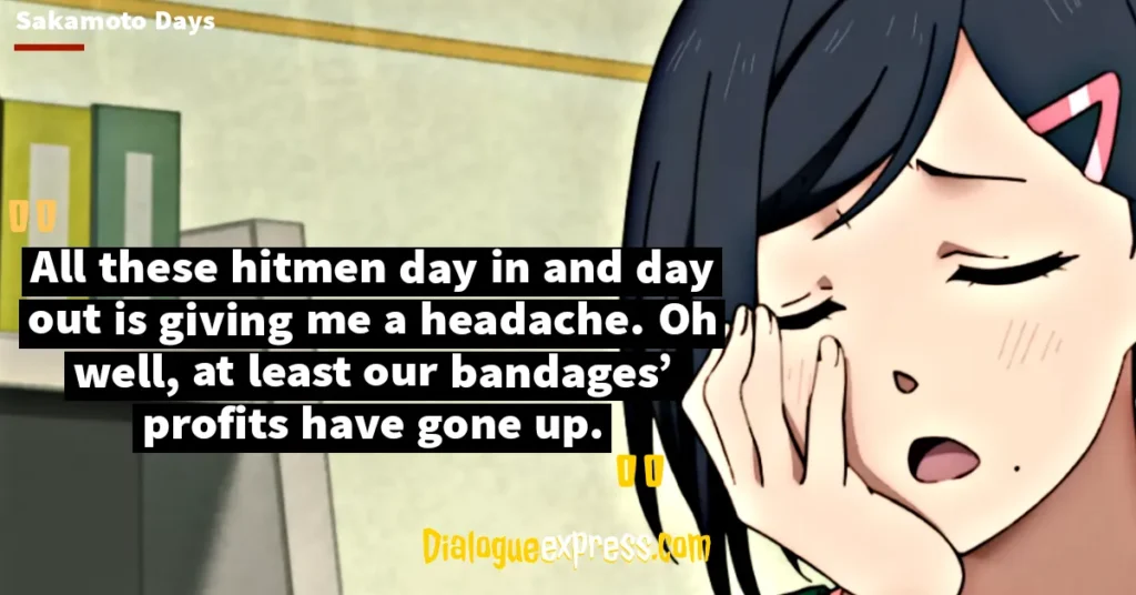 Sakamoto Days Best Quotes and Dialogues