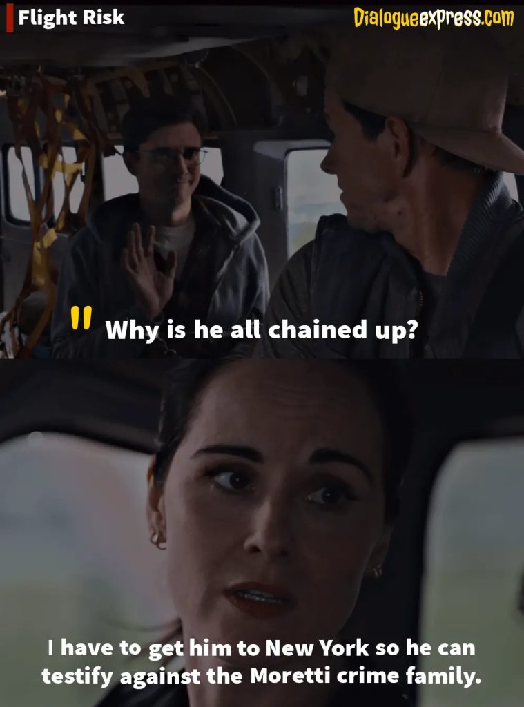 Flight Risk: 12 Most Thrilling Film Quotes and Dialogues - Dialogue Express